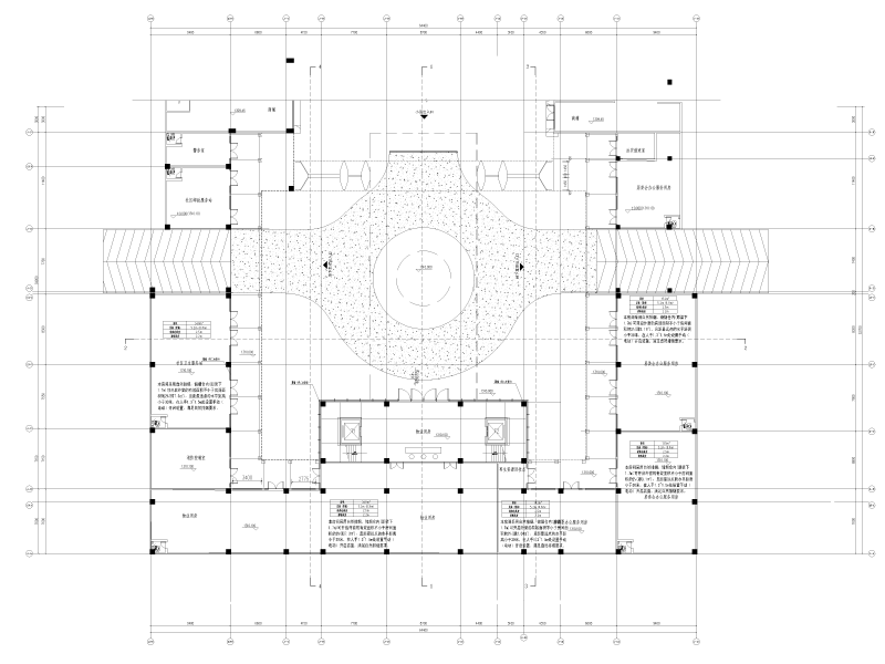 中铁综合体地下车库暖通施工图纸cad平面图 - 4