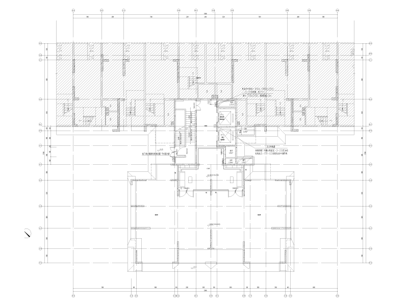 中铁高层住宅暖通施工图纸cad平面图 - 1