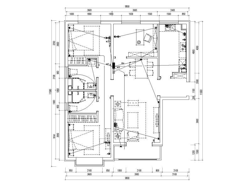 20套电气节点详施工大样图资料包cad - 5