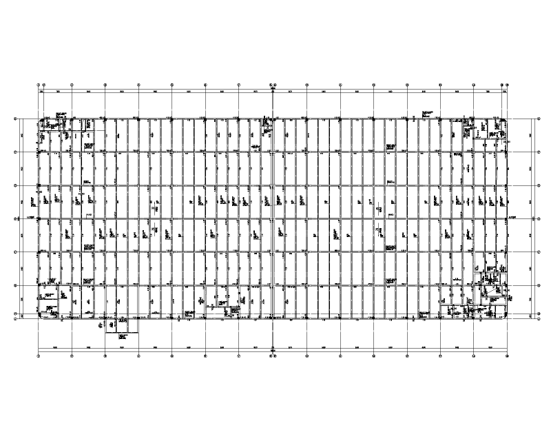 2021多层框架结构制造车间结构施工图纸60Pcad - 3