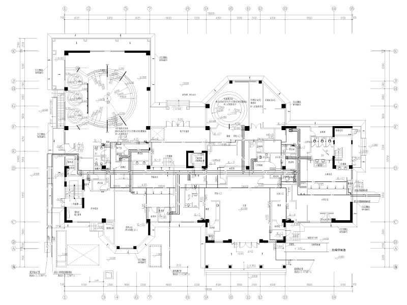 意式温泉馆及汤屋给排水施工图纸cad - 3