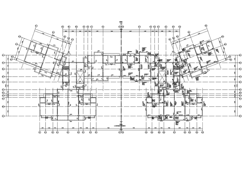 高层框架结构住宅楼结构施工图纸51Pcad - 3