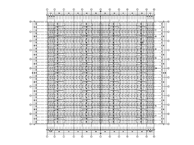 单层钢结构厂房全专业施工图纸80Pcad - 1