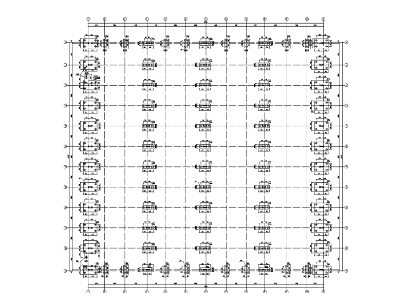 单层钢结构厂房全专业施工图纸80Pcad - 3