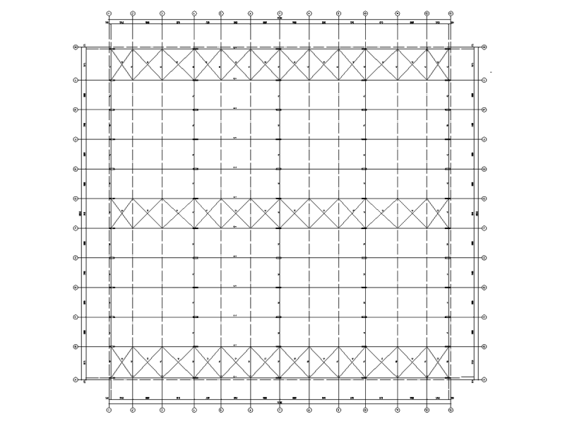 单层钢结构厂房全专业施工图纸80Pcad - 4