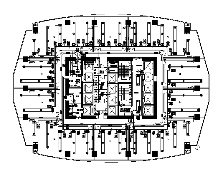 39层超高大型商业体暖通施工图纸cad - 1