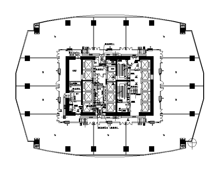 39层超高大型商业体暖通施工图纸cad - 2