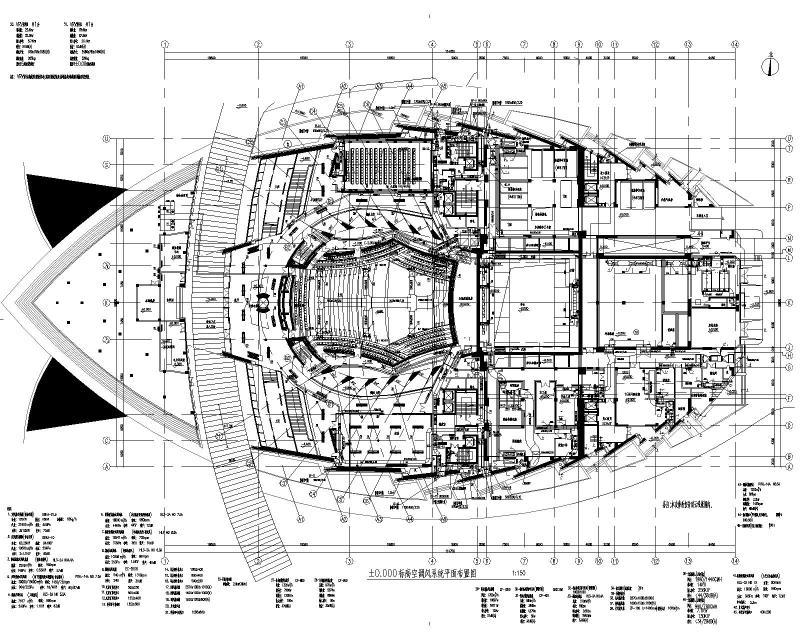 大剧院项目暖通设计施工图纸cad - 2