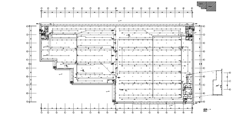 陶瓷工业厂房电气施工图纸cad平面图及系统图 - 1
