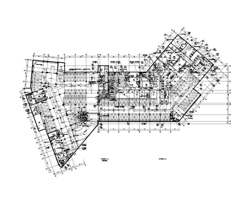 大型住宅酒店空调通风及防排烟设计施工图纸cad - 1