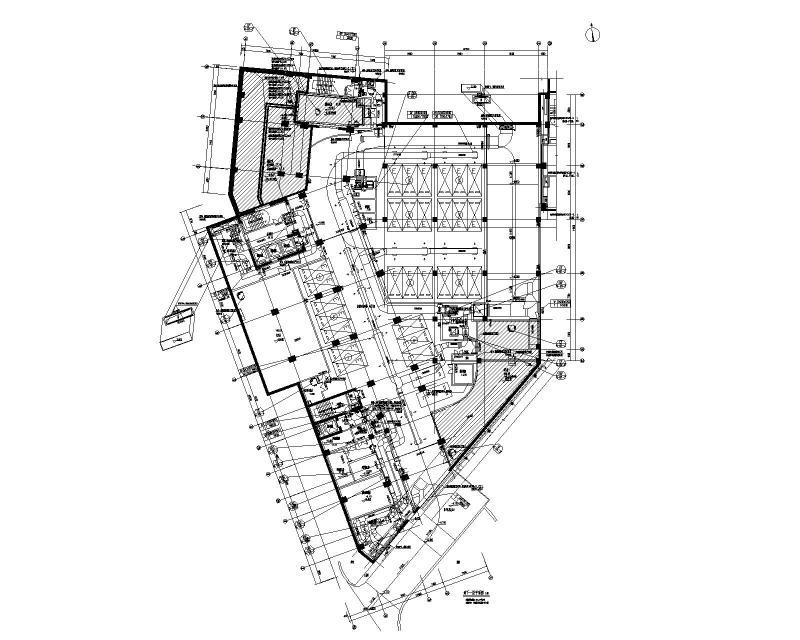 大型住宅酒店空调通风及防排烟设计施工图纸cad - 2