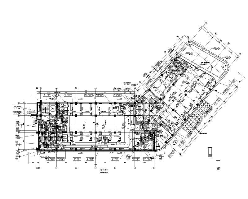 大型住宅酒店空调通风及防排烟设计施工图纸cad - 4