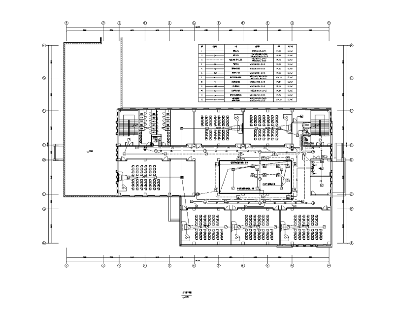 学校艺术综合楼电气施工图纸cad平面图 - 3