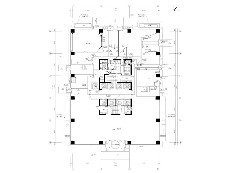 一类高层生态城电气施工图纸cad - 2