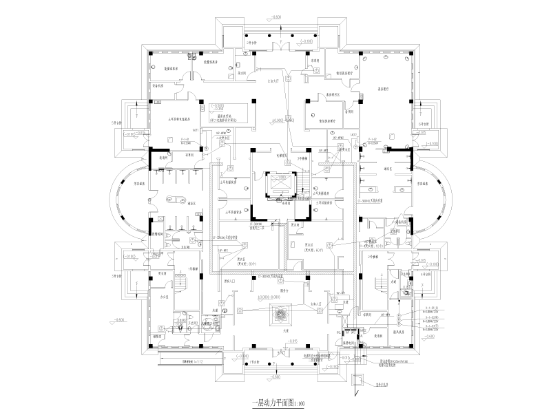 土耳其温泉馆及汤屋电气施工图纸cad - 5