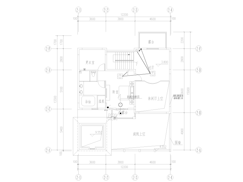 意式温泉馆及汤屋电气施工图纸cad - 5