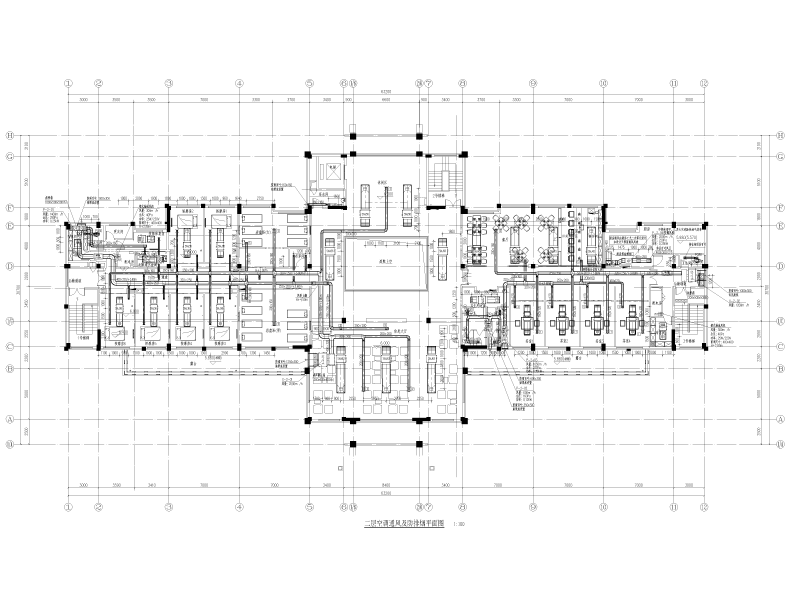 日式温泉馆及汤屋暖通施工图纸cad - 2