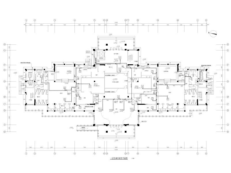 日式温泉馆及汤屋暖通施工图纸cad - 4