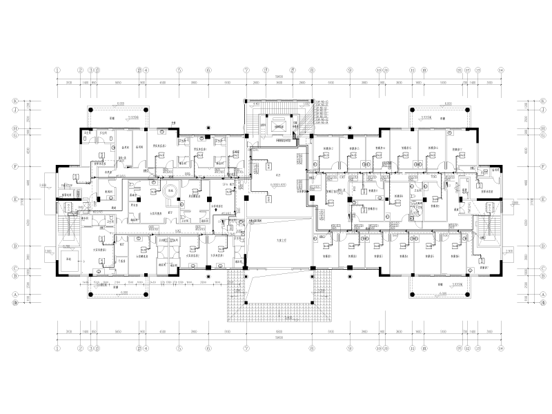 泰式温泉馆及汤屋暖通施工图纸cad - 2