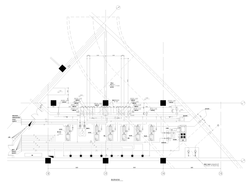 铁路站广场工程给排水施工图纸cad - 1