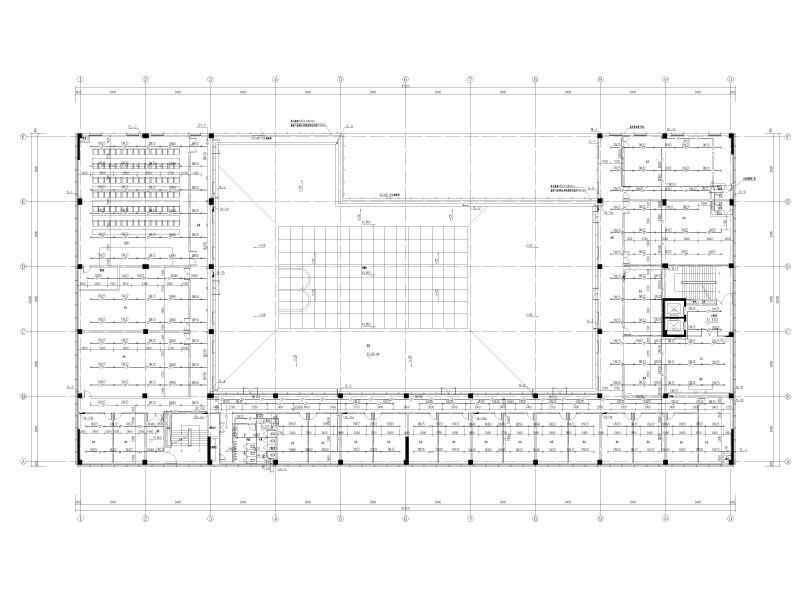 一类高层综合楼给排水施工图纸cad平面图 - 4