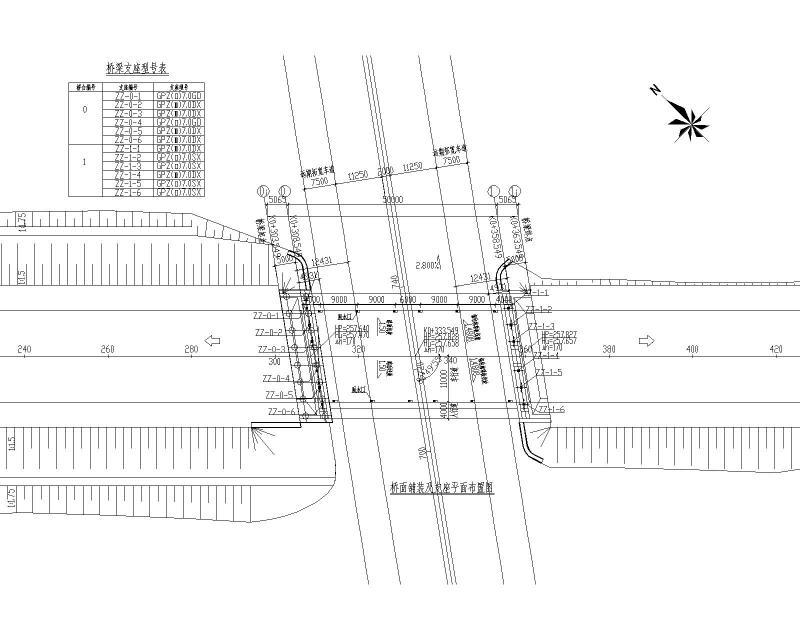 钢箱梁上跨三环路高速桥施工图纸含计算书2020cad - 1