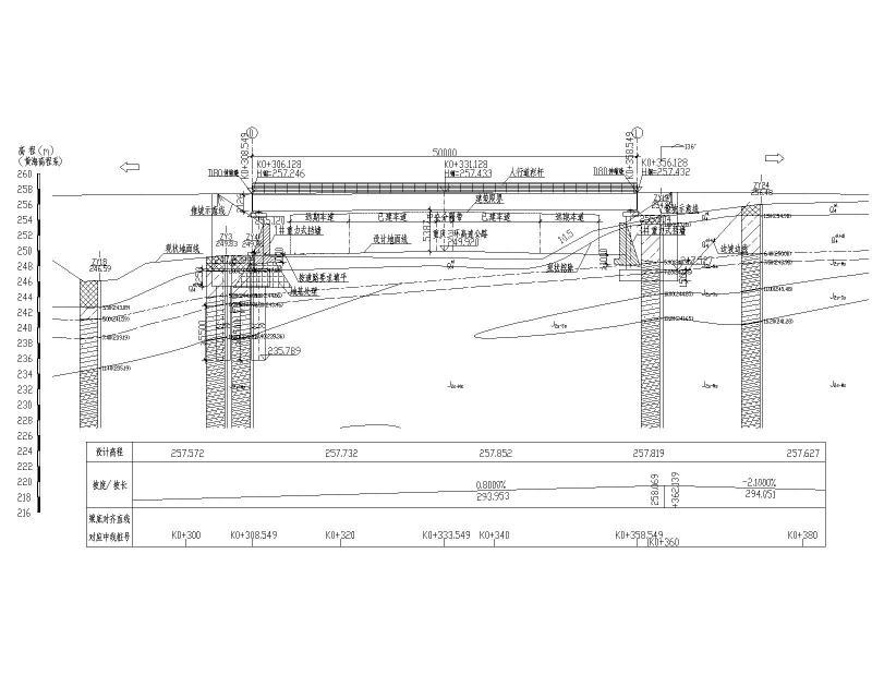 钢箱梁上跨三环路高速桥施工图纸含计算书2020cad - 2