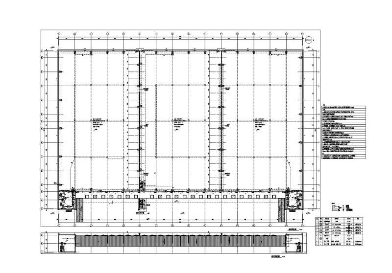 工业厂房及配套电气施工图纸cad平面图及系统图 - 1
