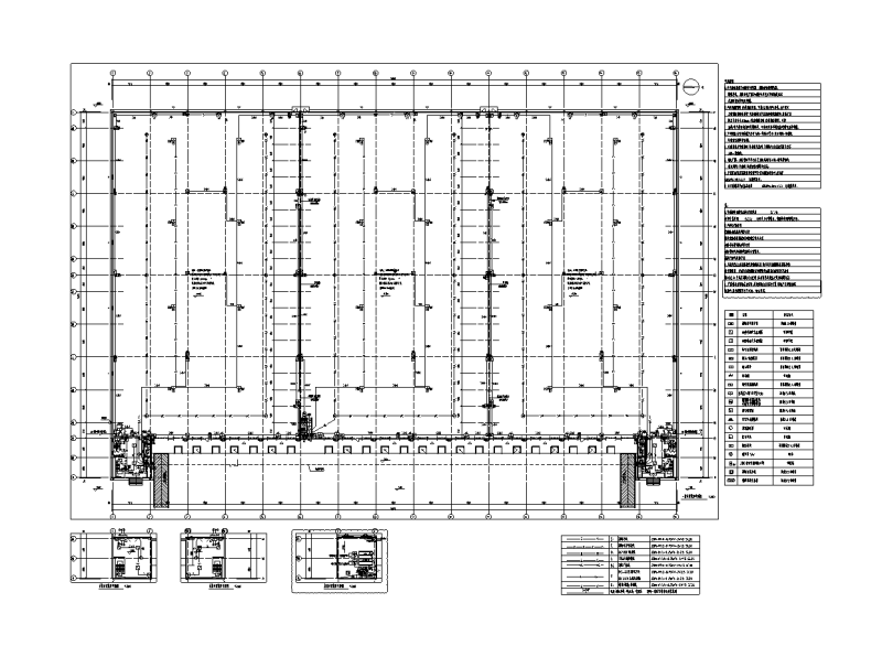 工业厂房及配套电气施工图纸cad平面图及系统图 - 2