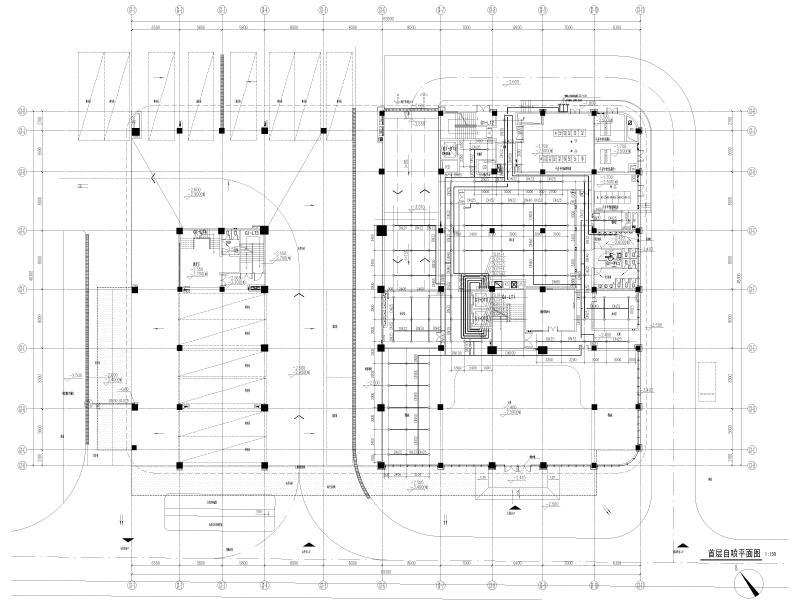 独栋办公物业楼给排水施工图纸cad - 2