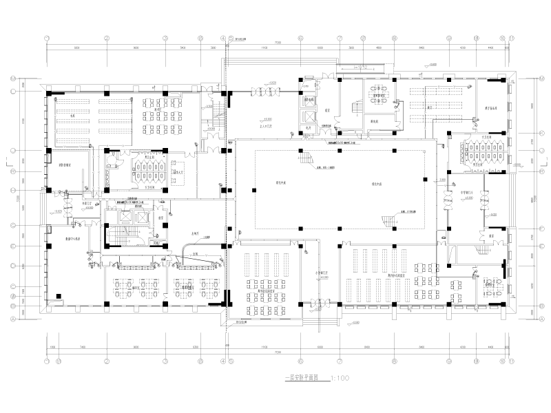 中学新区学校弱电智能化全套含工程清单cad - 1