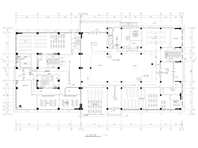 中学新区学校弱电智能化全套含工程清单cad - 2