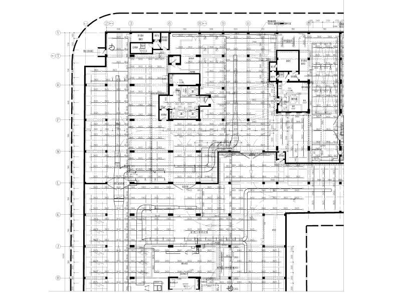 海单层框架结构地下车库给排水施工图纸cad - 4