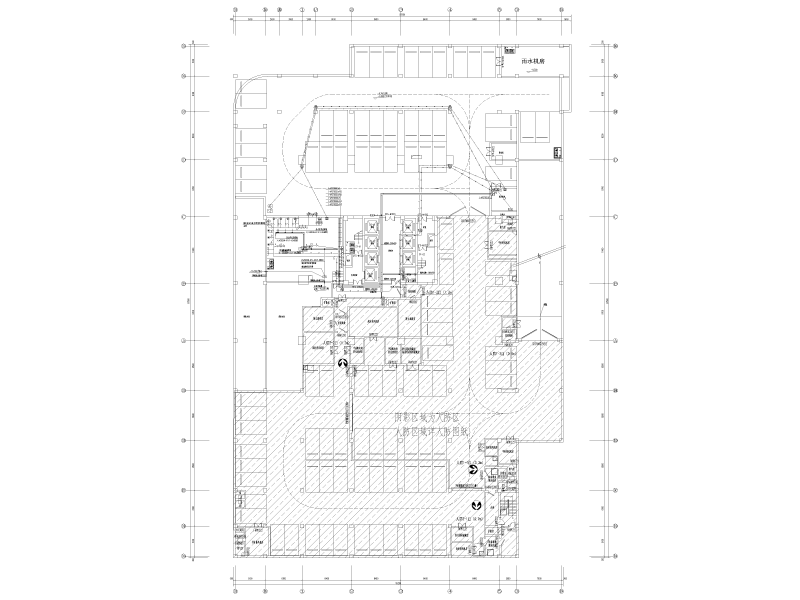 大学绿色产业创新基弱电施工图纸cad - 1