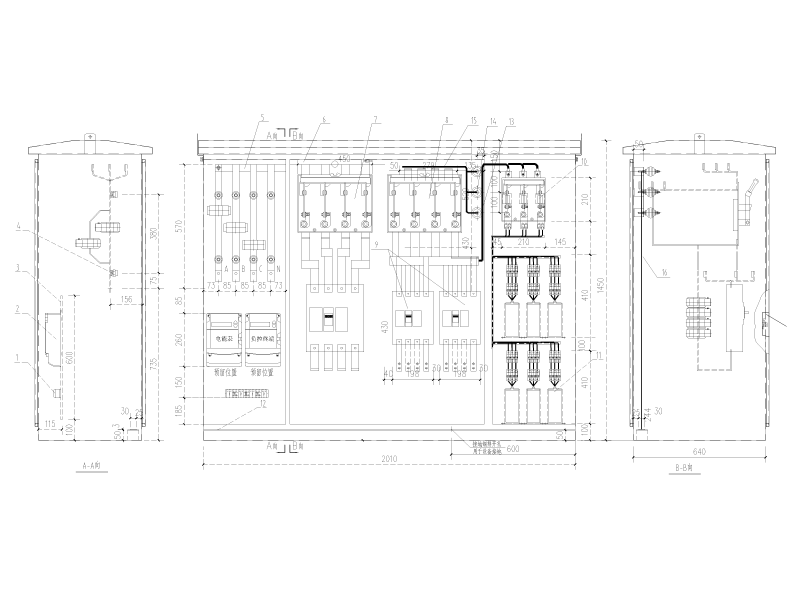 250kVA配变安装工程cad - 2