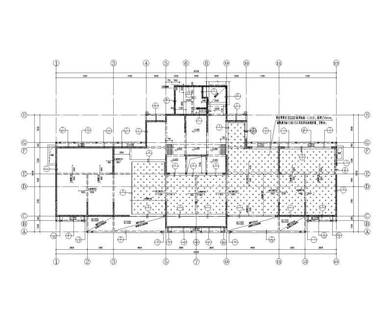 多层剪力墙结构住宅结构施工图纸2022+24Pcad平面图 - 1