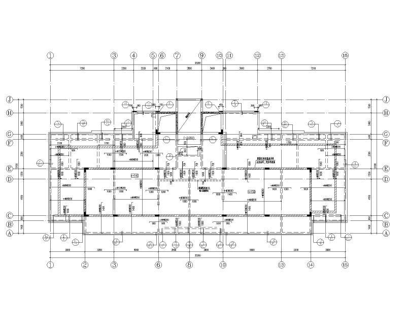 多层剪力墙结构住宅施工图纸2022+24Pcad平面布置图 - 5