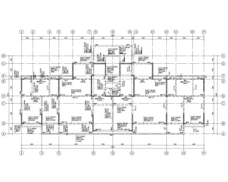 多层剪力墙结构住宅施工图纸2022+24Pcad平面布置图 - 3