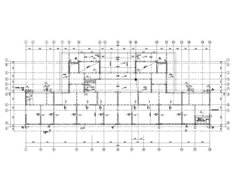 24层剪力墙结构住宅施工图纸2022+33Pcad平面布置图 - 2