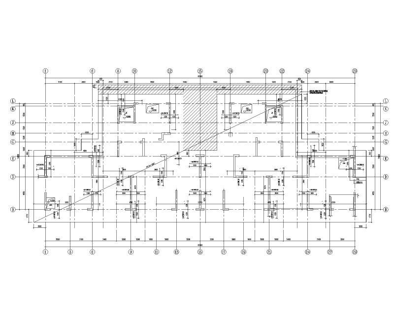 24层剪力墙结构住宅施工图纸2022+33Pcad平面布置图 - 4