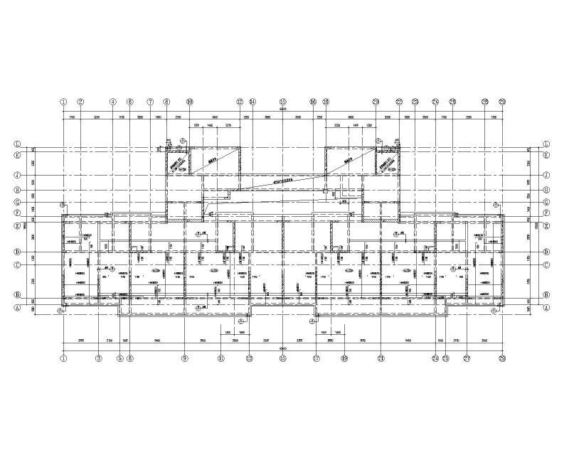 高层剪力墙结构住宅施工图纸2022+33Pcad平面图 - 4