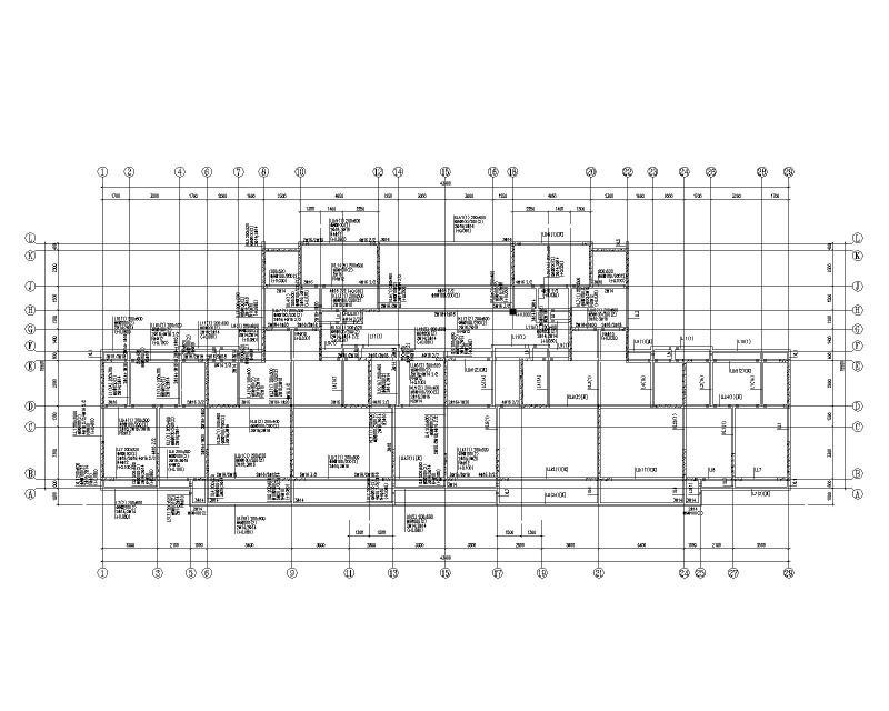 高层剪力墙结构住宅施工图纸2022+33Pcad平面图 - 3