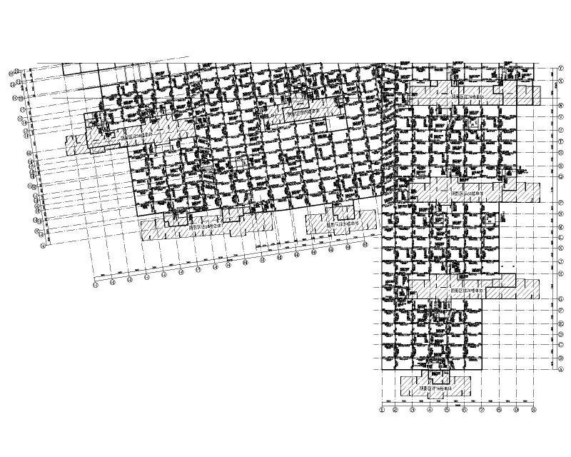 框架结构地下车库施工图纸2022+14Pcad平面布置图 - 3