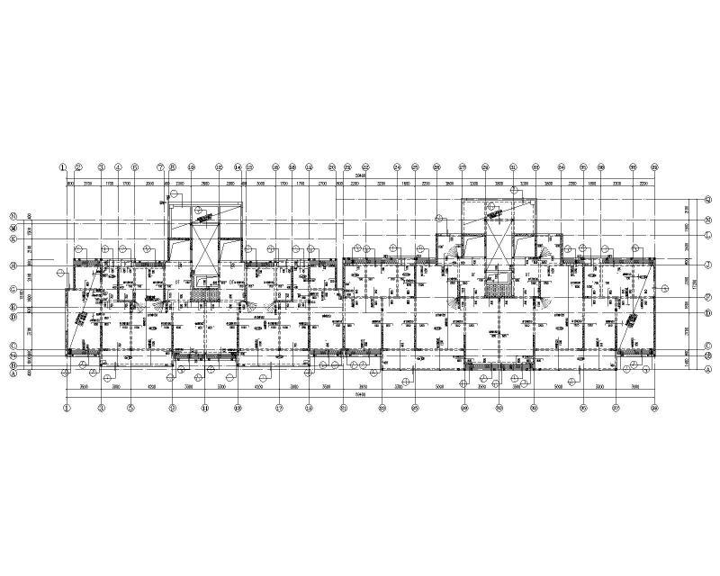 多层剪力墙结构住宅施工图纸2022+31Pcad平面布置图 - 2