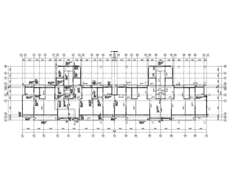 17层剪力墙结构住宅施工图纸2022+40Pcad平面布置图 - 3