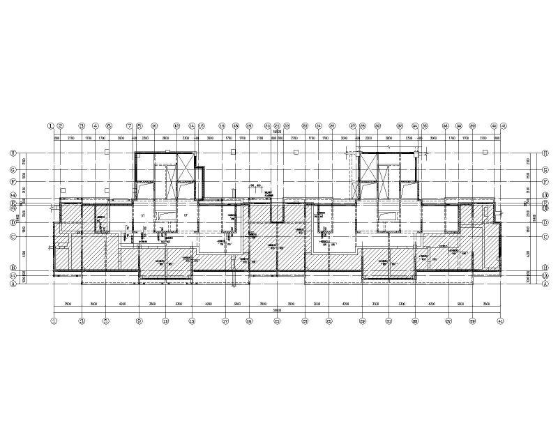 17层剪力墙结构住宅施工图纸2022+40Pcad平面布置图 - 4