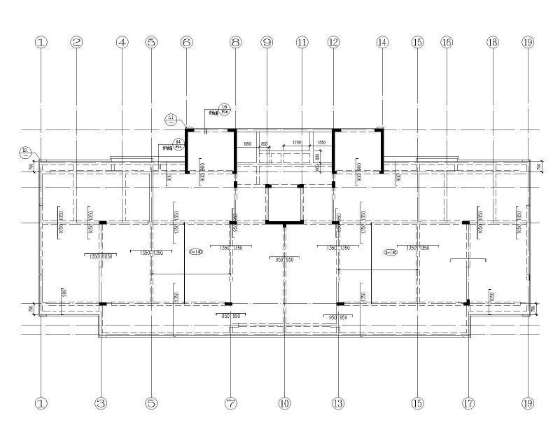 多层剪力墙结构住宅施工图纸2022+33Pcad平面布置图 - 2