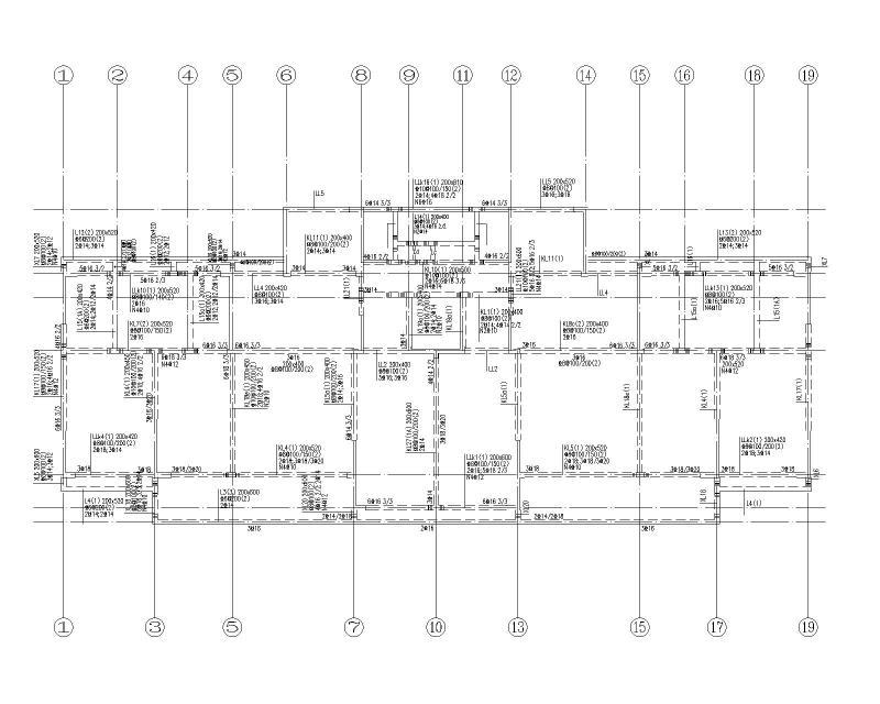 多层剪力墙结构住宅施工图纸2022+33Pcad平面布置图 - 3