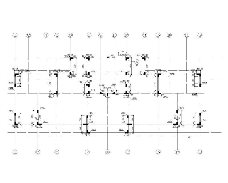 多层剪力墙结构住宅施工图纸2022+33Pcad平面布置图 - 5