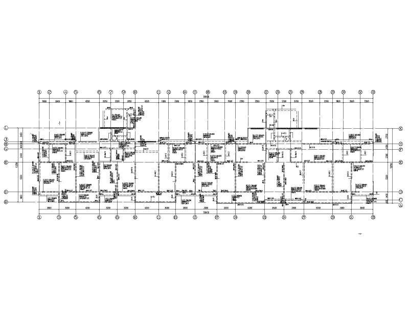 10层剪力墙结构住宅施工图纸2022+35Pcad平面布置图 - 5